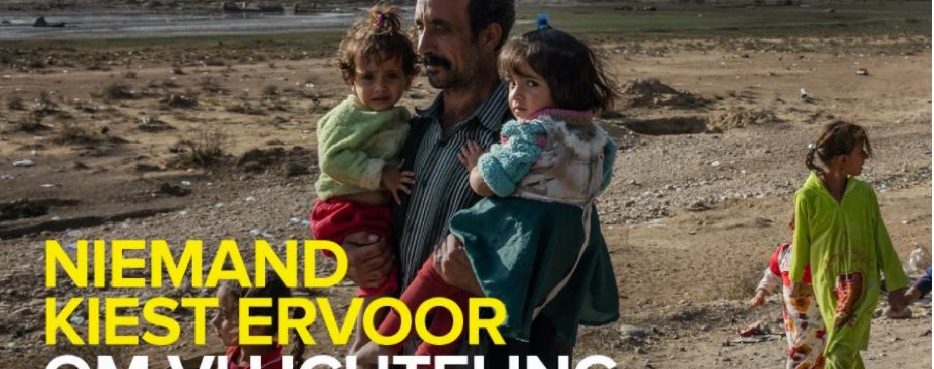 Refugee family
